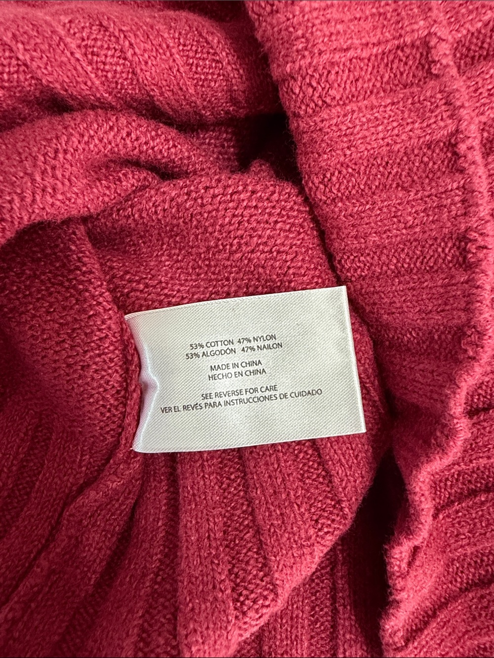 GAP Women's Crewneck Sweater — Berry Women’s Large - Picture 6 of 6